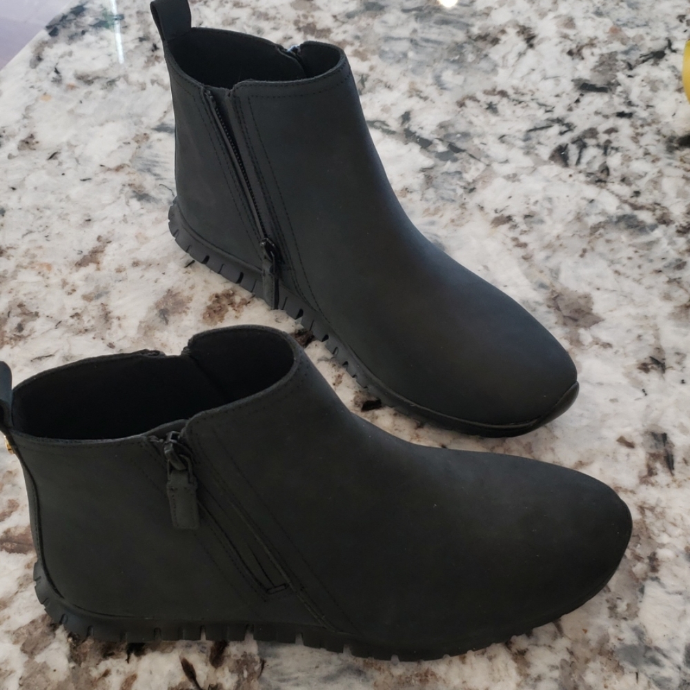 Cole Haan Zerogrand Side Zip Boot (Waterproof) 7.5